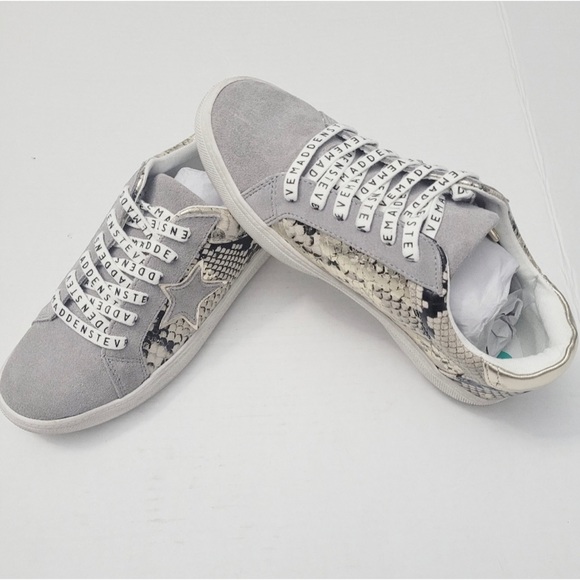 STEVE MADDEN AMALFI STAR SNEAKERS SIZE 8 1/5 ⚫️ - Picture 8 of 8